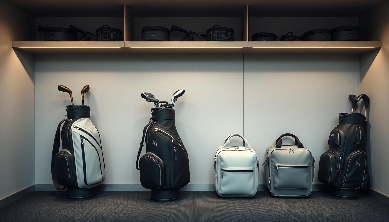 Moderne Golfbags Aufbewahrung